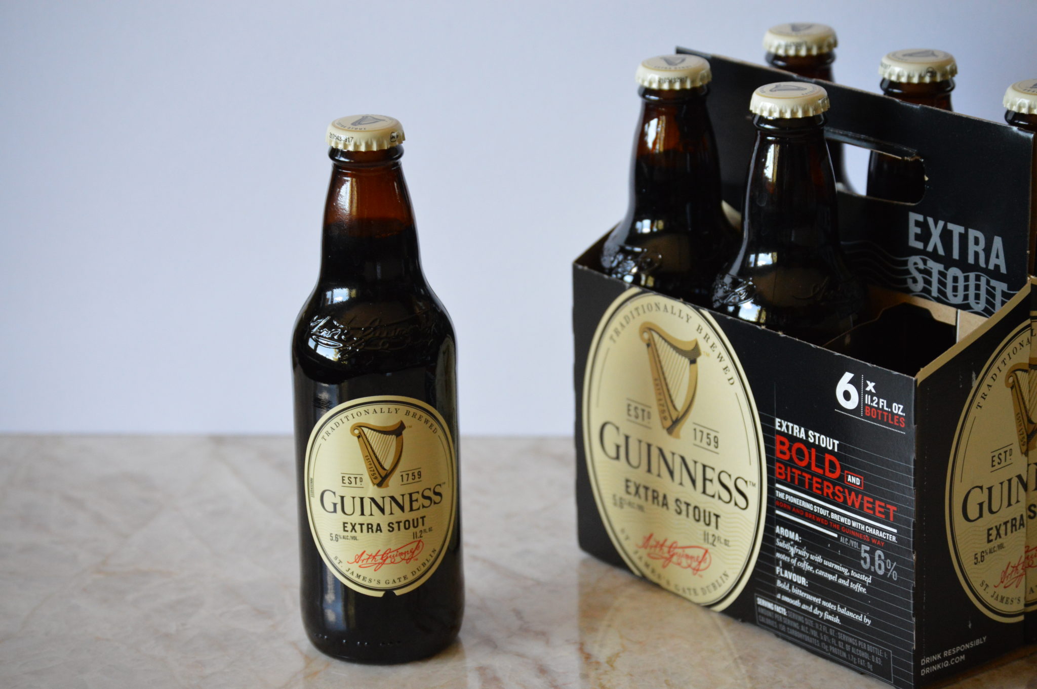 some Guinness extra stout