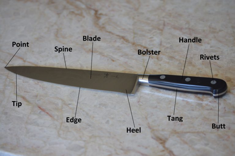 Knives Part 1: Anatomy & Types - Home Cooks Classroom