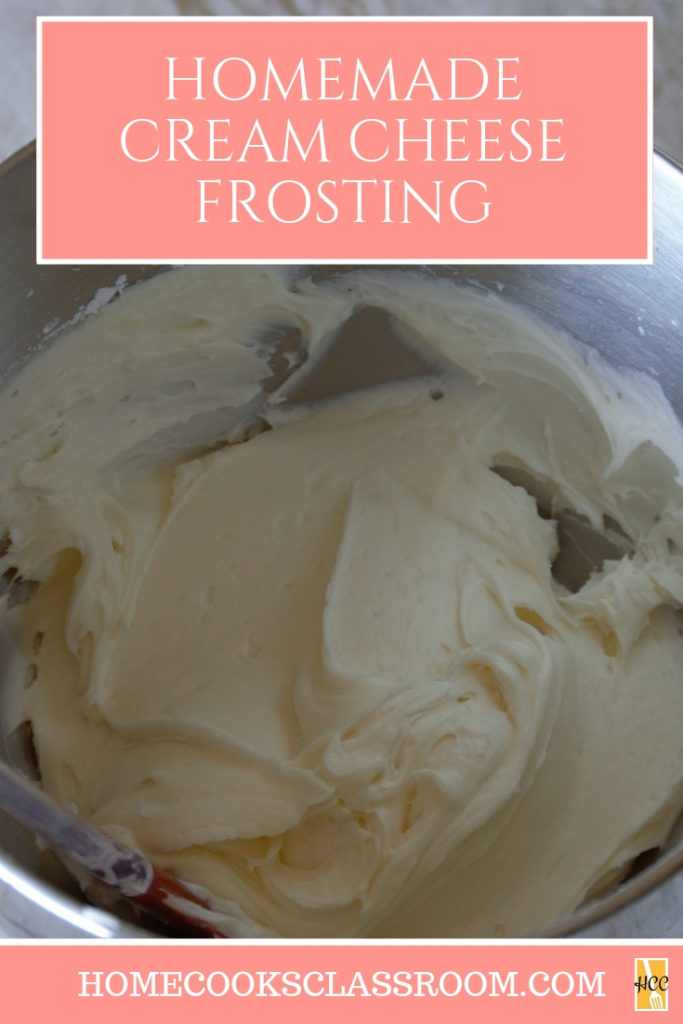 Cream Cheese Frosting (Homemade) - Home Cooks Classroom