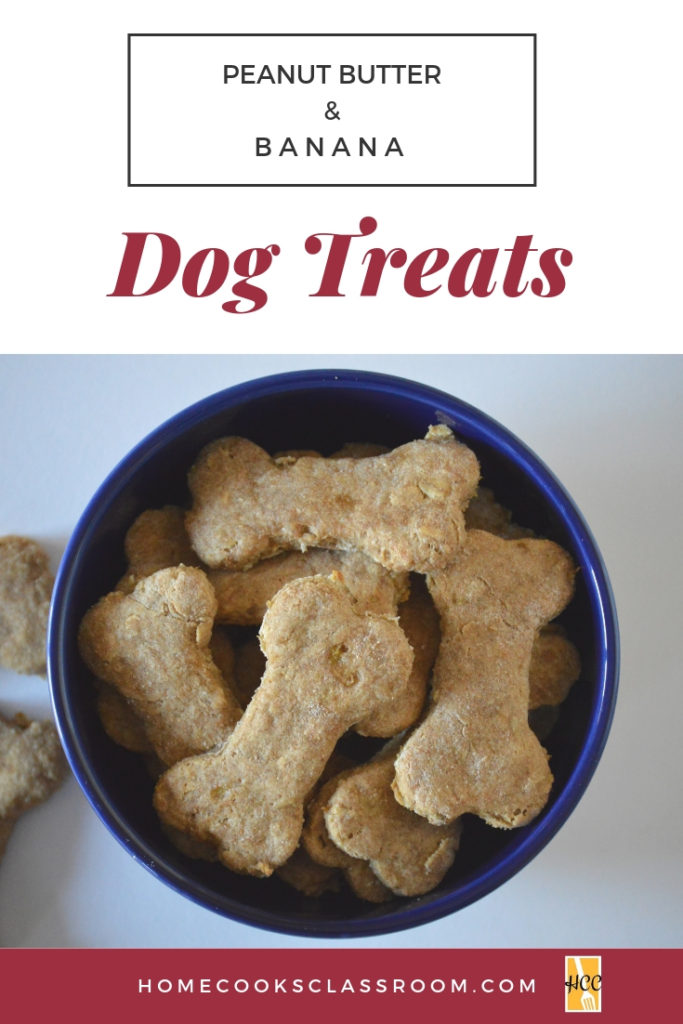 Peanut Butter Banana Dog Treats - Home Cooks Classroom