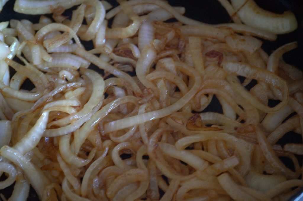 the onions browned up