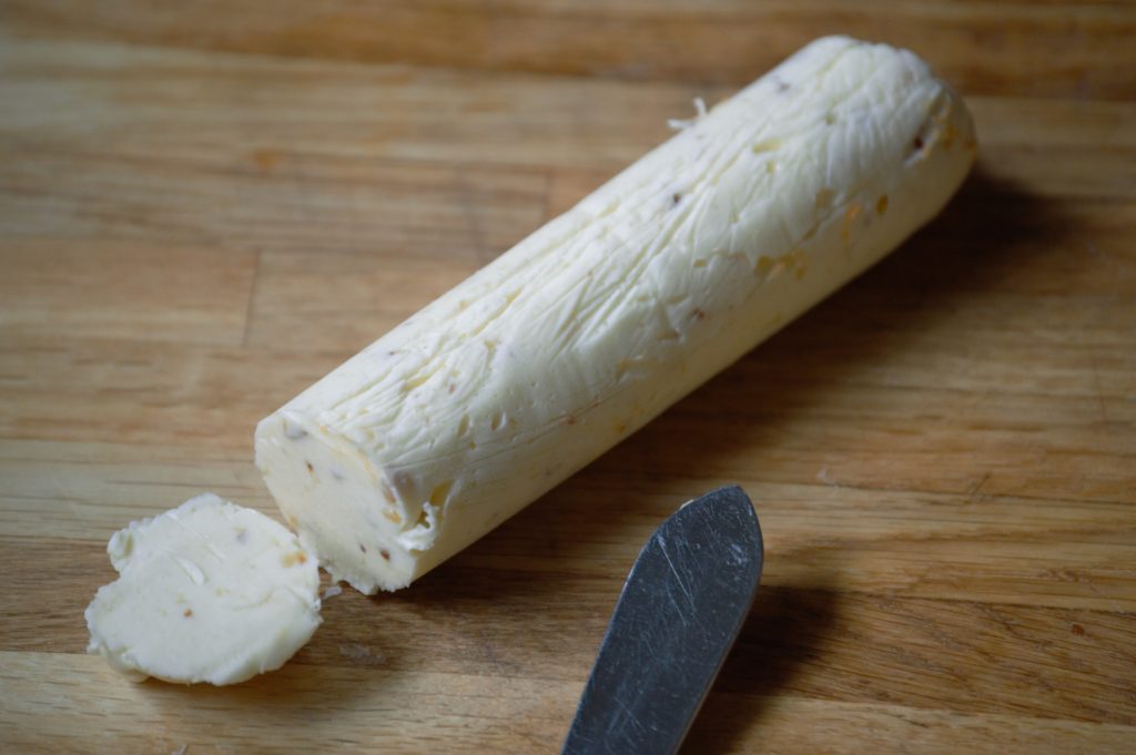 the garlic butter