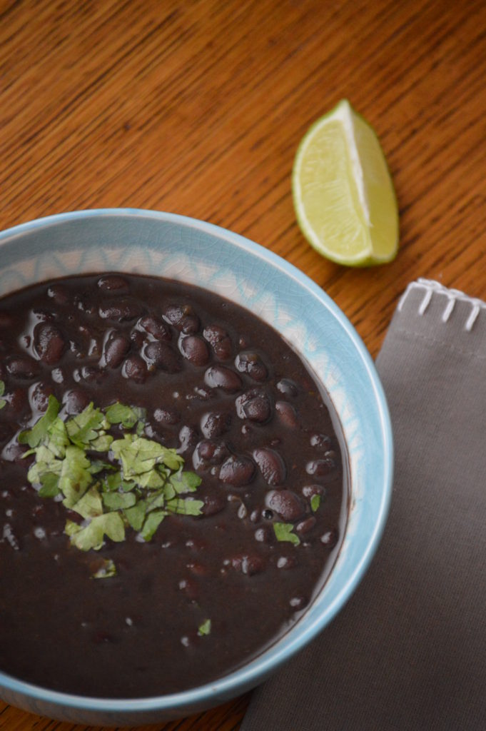 another shot of the cuban style black beans