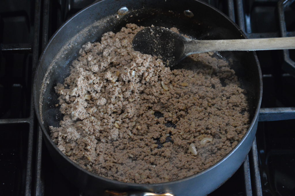 the maid-rite mixture is fully cooked