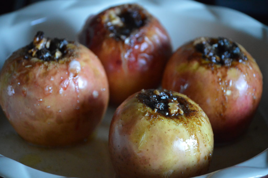 the baked apples