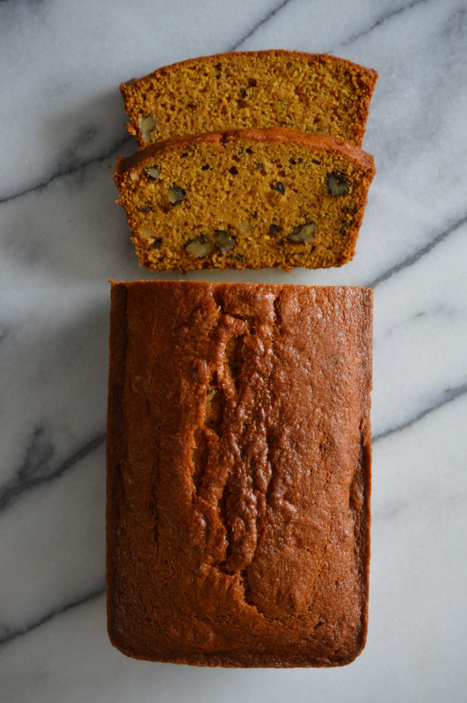 the pumpkin bread