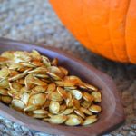 the finished pumpkin seeds