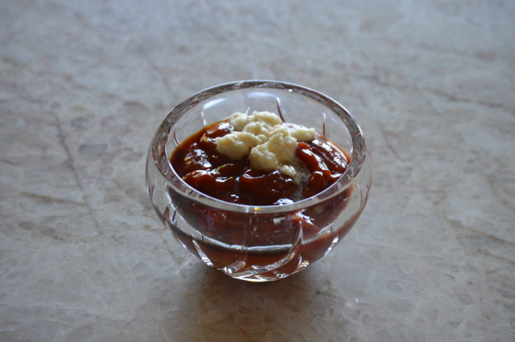 the sauce ingredients in a bowl