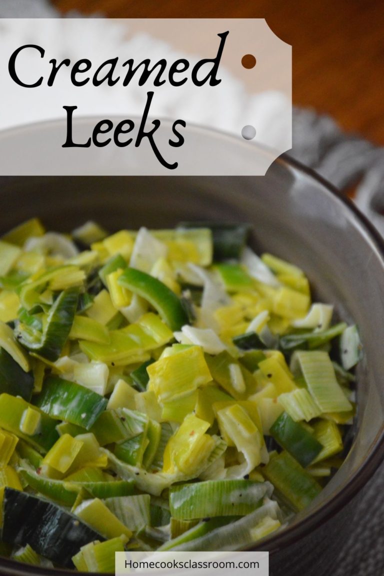 Creamed Leeks - Recipes - Home Cooks Classroom