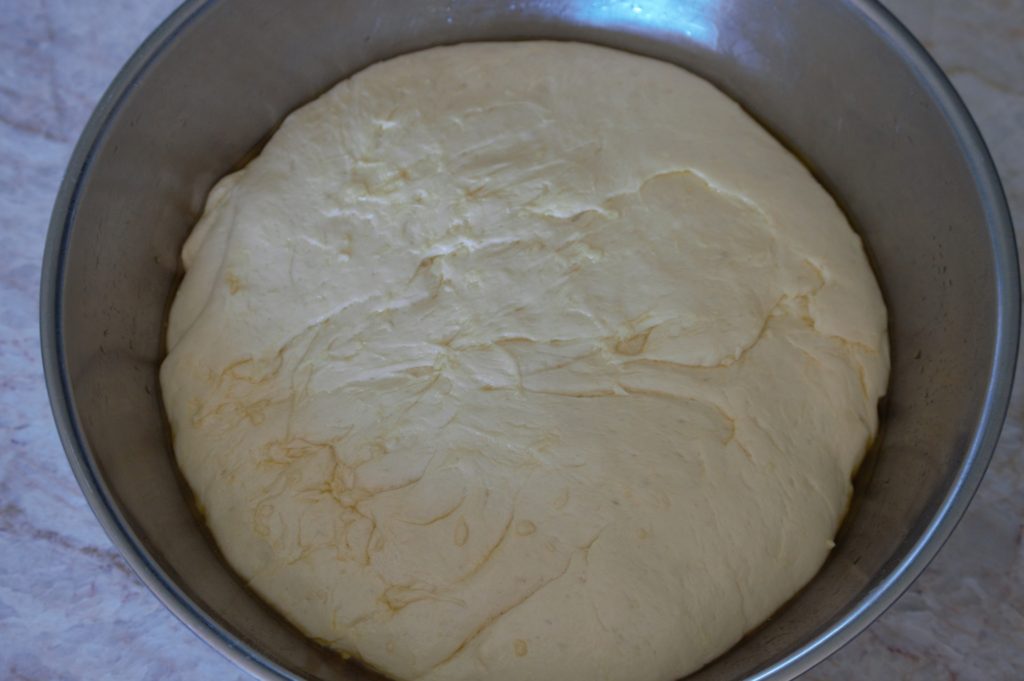 the risen dough