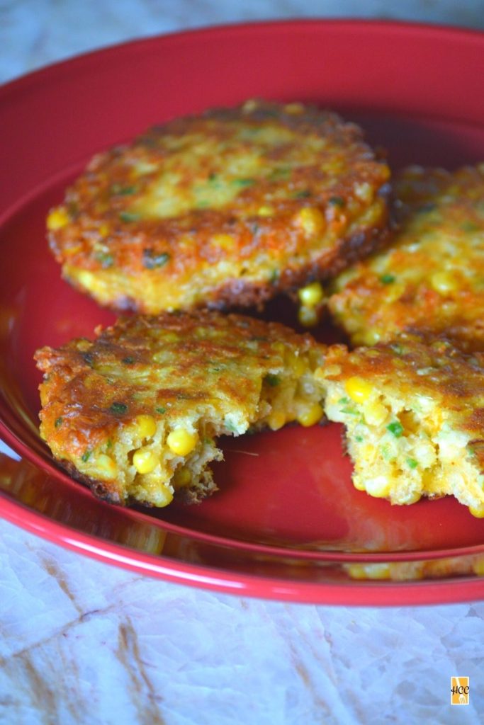 another shot of the corn fritters