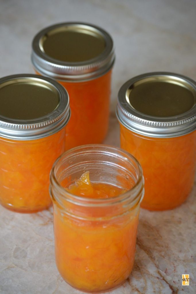 another shot of the peach preserves