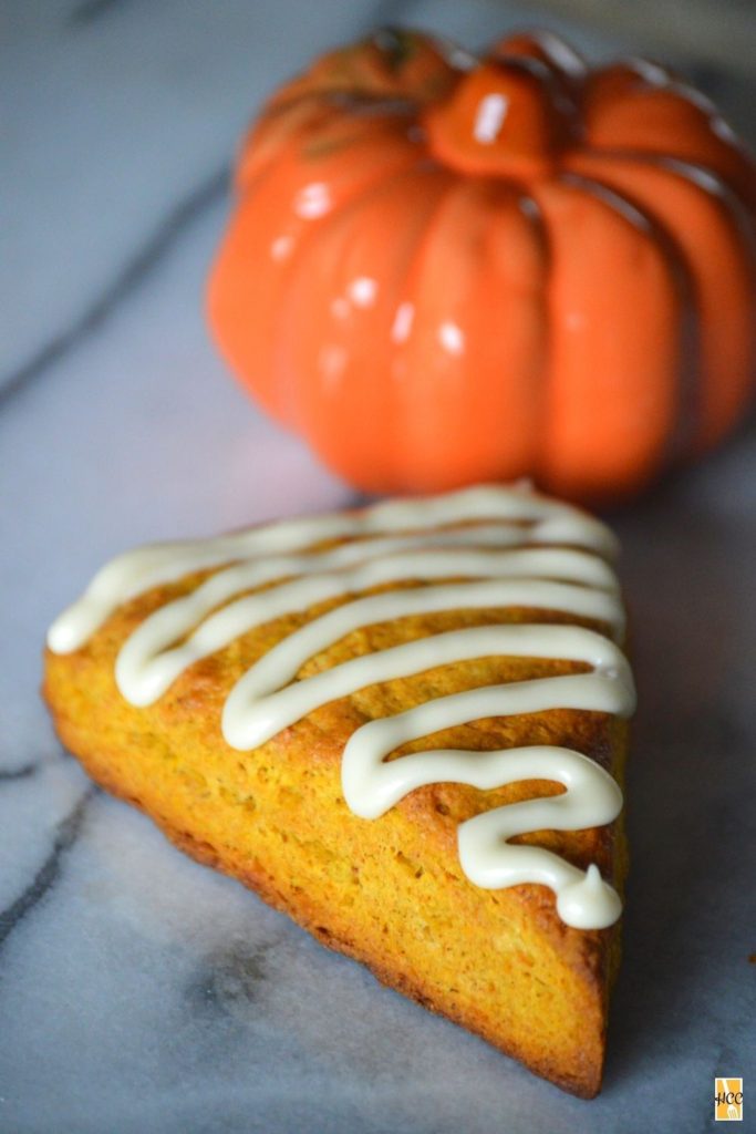 another shot of the pumpkin scones