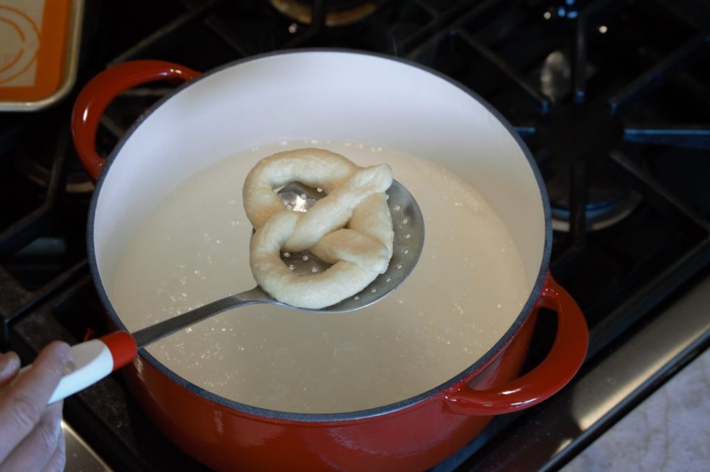 the soft pretzels after the bath