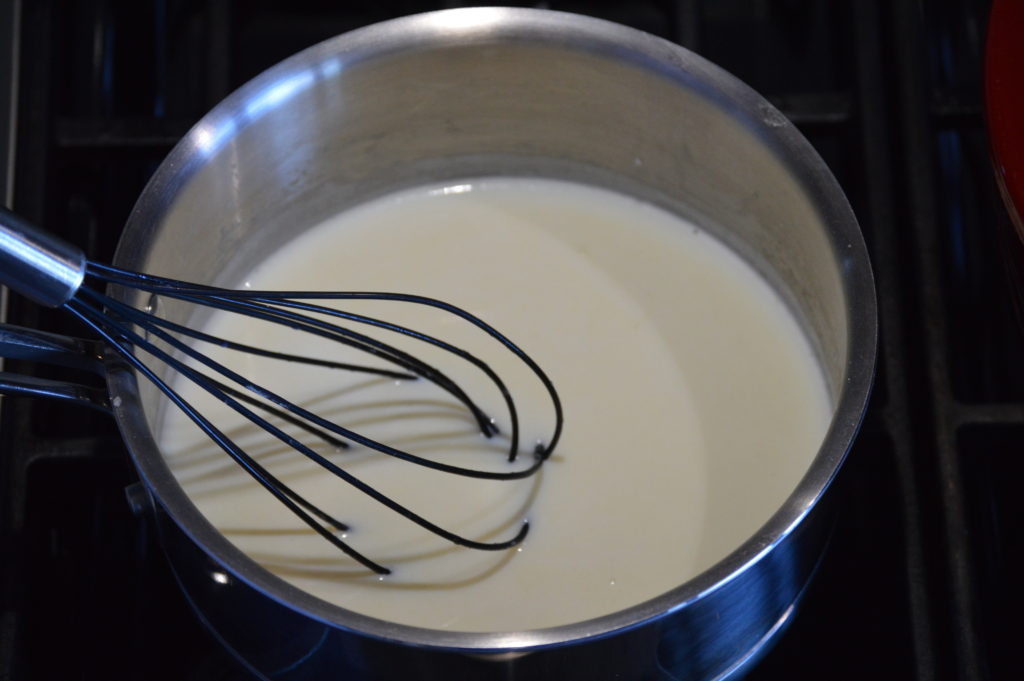 the bechamel sauce is made
