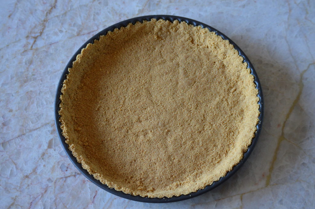 the graham cracker crust is made