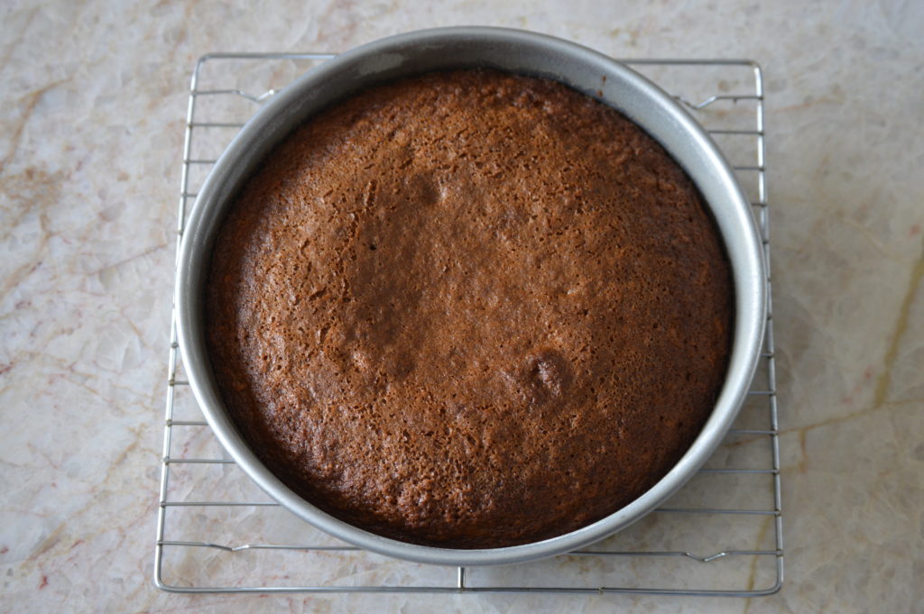 letting the baked carrot cakes cool on a rack