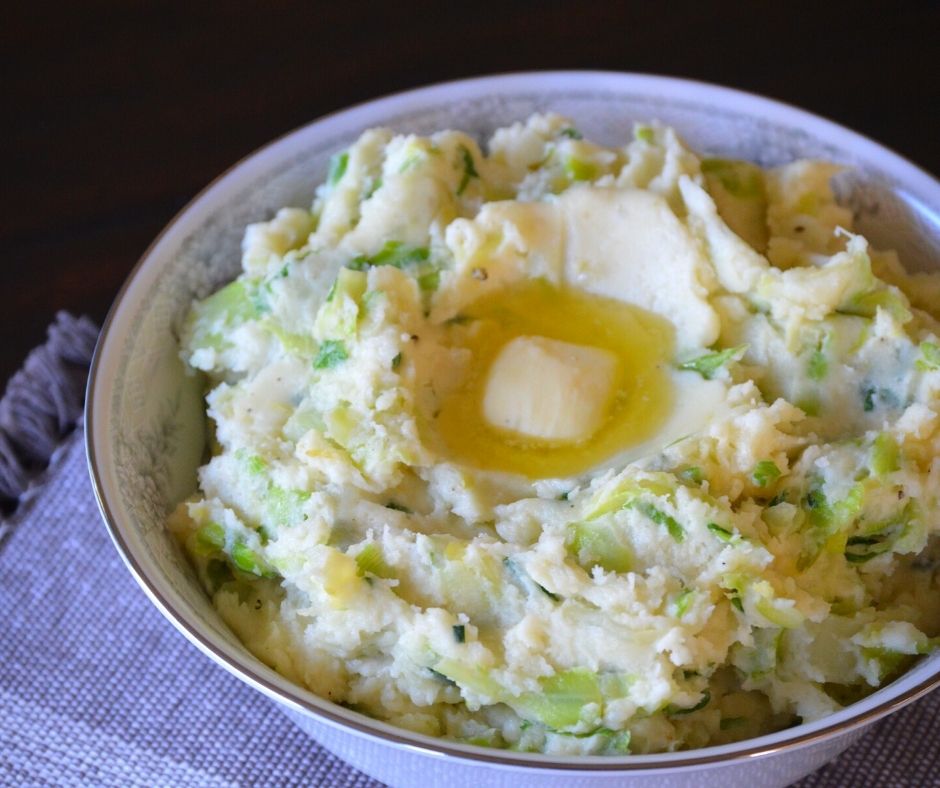 the finished colcannon