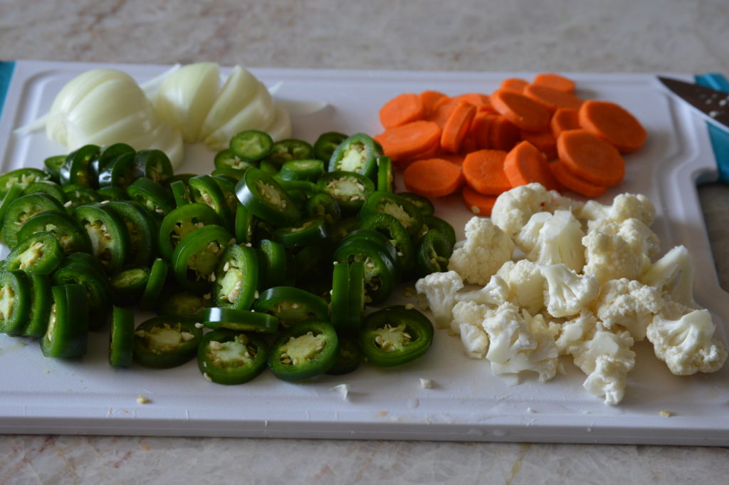 all of the vegetables are broken down and ready for cooking