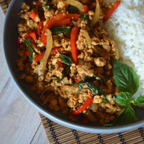 Thai Basil Chicken Pad Kra Pao Recipe