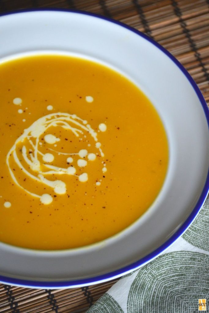 another shot of the pumpkin soup