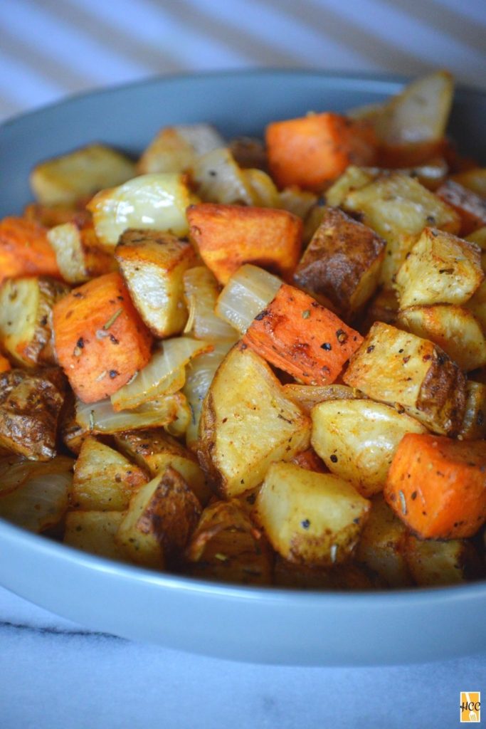 another shot of the roasted potatoes