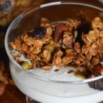the finished homemade granola