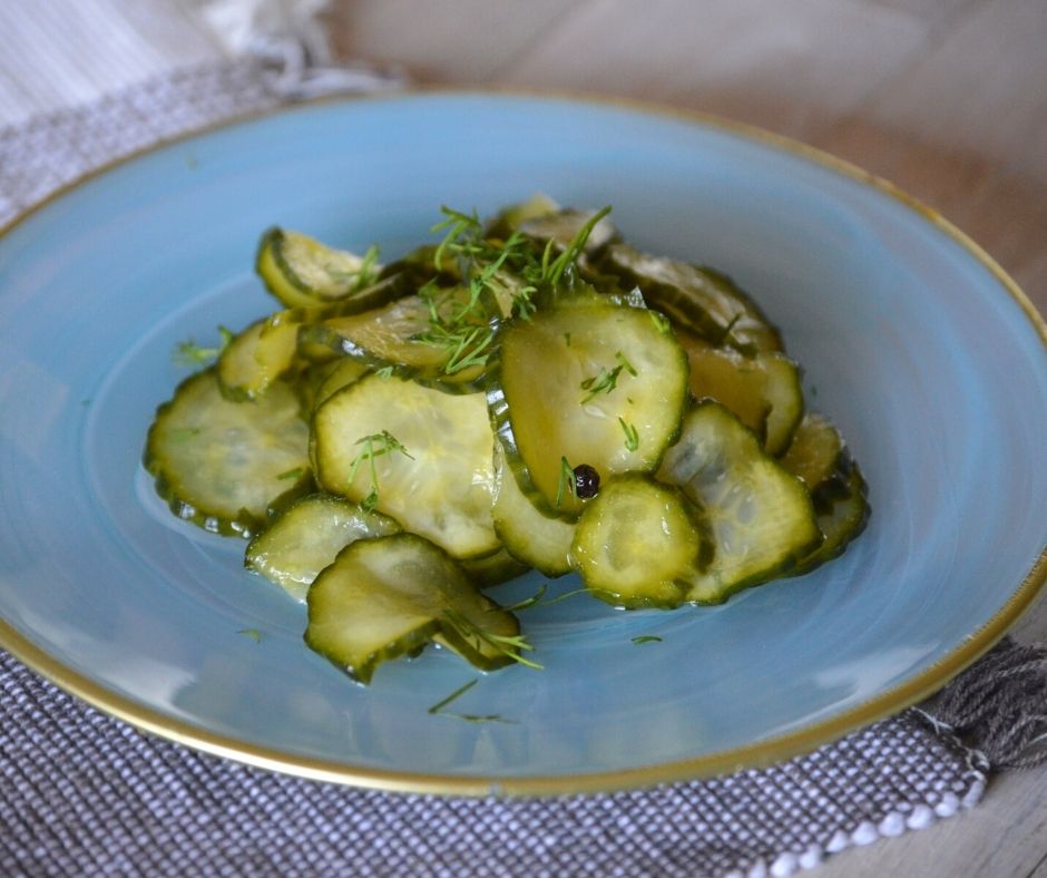 Danish Pickled Cucumbers (Syltede Agurker) Recipe 