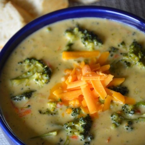 Broccoli Cheddar Soup - Home Cooks Classroom