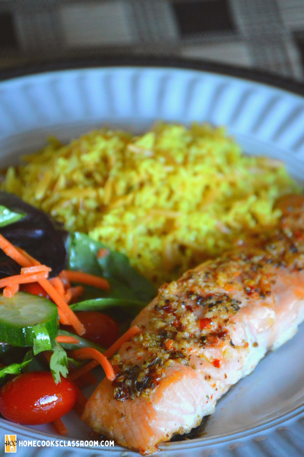 Greek Salmon (Baked) - Home Cooks Classroom