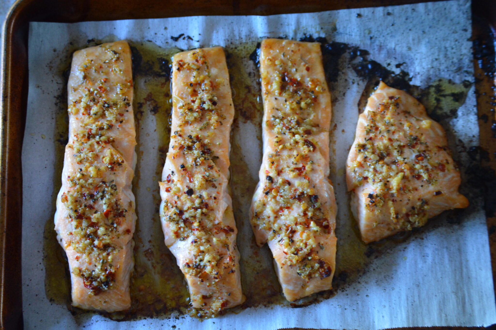 Greek Salmon (Baked) - Home Cooks Classroom