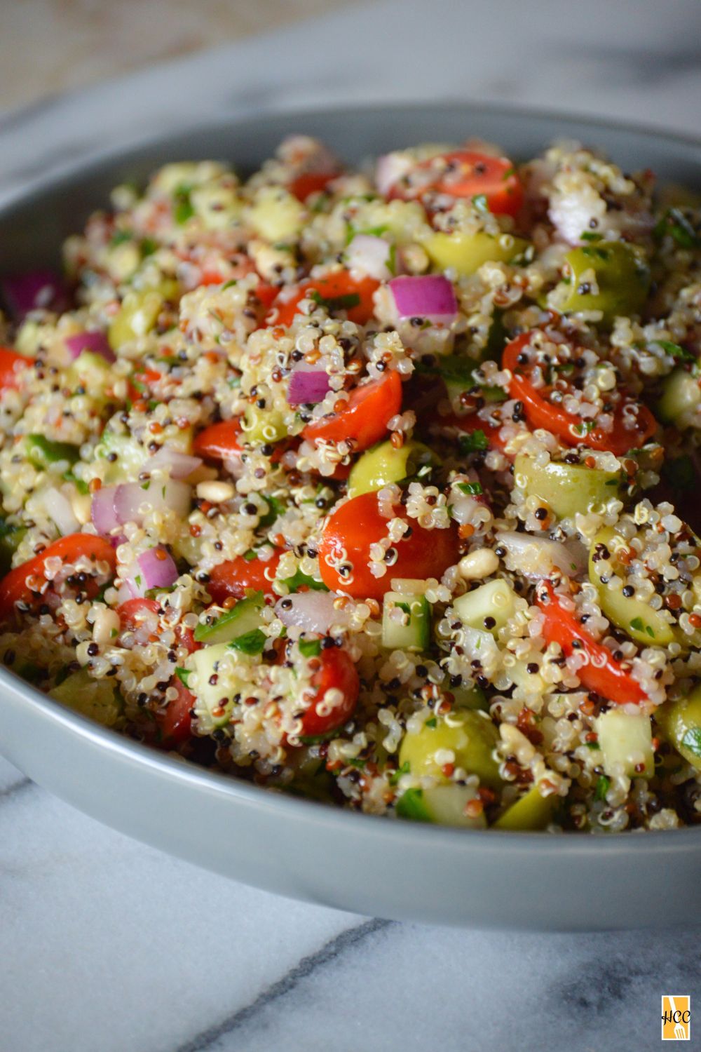 Italian Quinoa Salad - Home Cooks Classroom