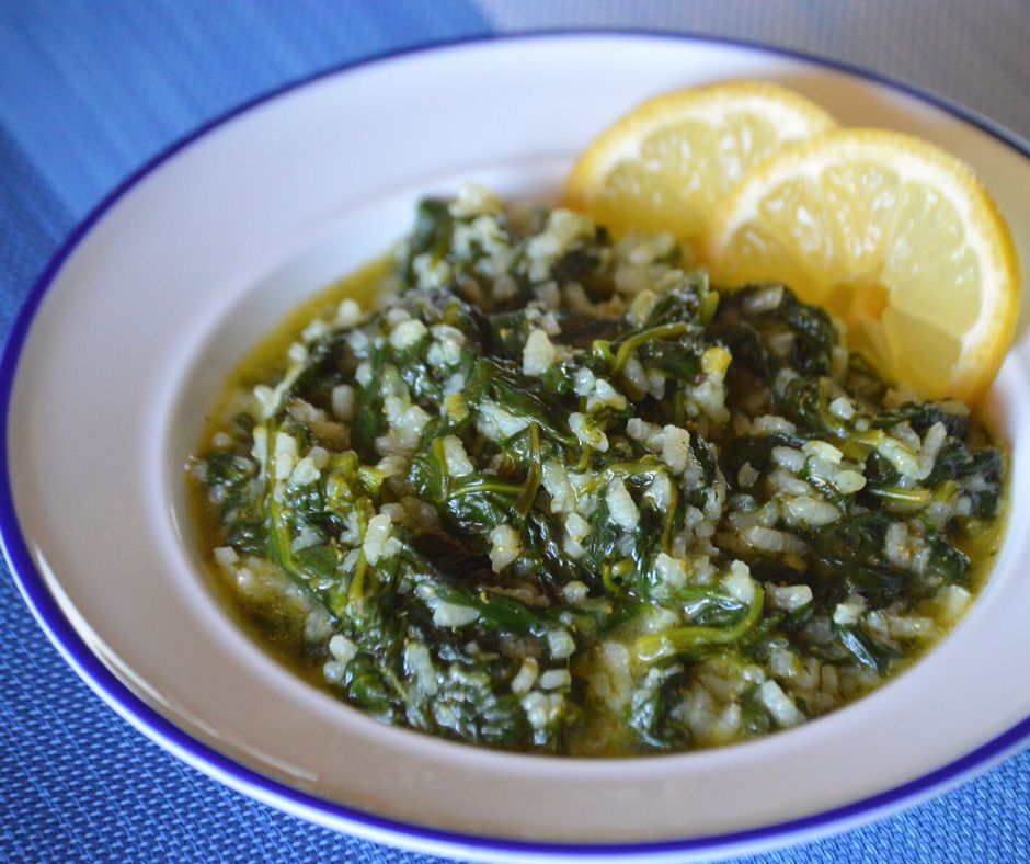 spinach rice 2